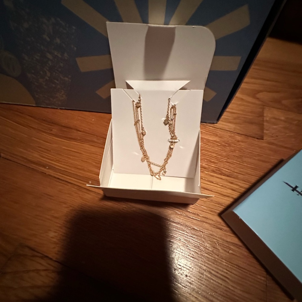 Dainty Gold Chain Necklace with small circles